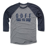 Mens Baseball T-Shirt Navy / Heather Gray