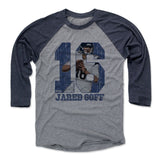 Mens Baseball T-Shirt Navy / Heather Gray