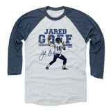 Mens Baseball T-Shirt Indigo / Ash