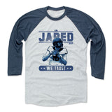 Mens Baseball T-Shirt Indigo / Ash