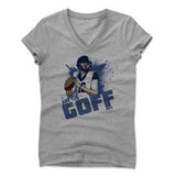 Womens Women's V-Neck Athletic Gray