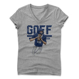 Womens Women's V-Neck Athletic Gray