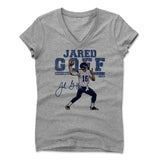 Womens Women's V-Neck Athletic Gray